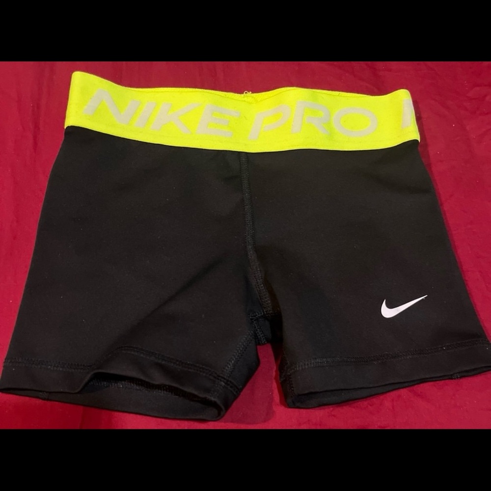 Nike Pro Youth Small cheer gym shorts stretch S